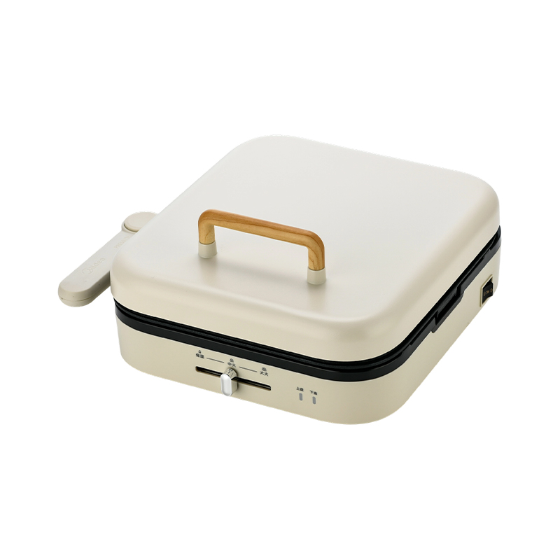 BJX-S023 28x28cm Large-Plate with Temperature Control Panini & Grill Maker